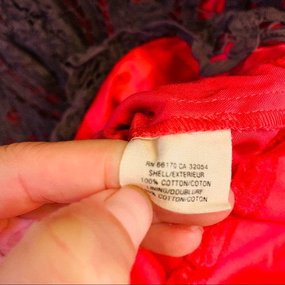 Anthropologie Floreat Sunrise & Midnight Lace Dress Sz 2 - Picture 8 of 8